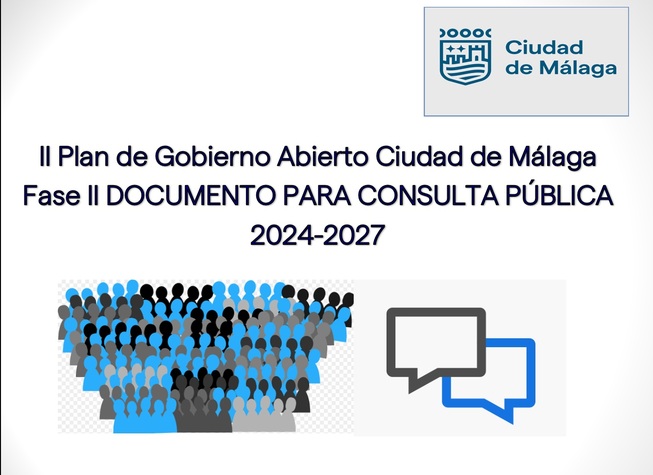 Consulta pública para la elaboración del II Plan de Gobierno Abierto de la Ciudad de Málaga 2024-2027