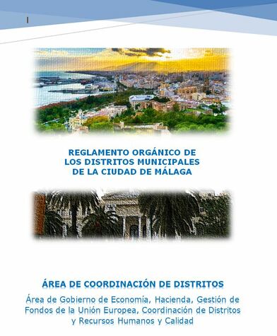 CONSULTA PÚBLICA DEL REGLAMENTO ORGÁNICO DE LOS DISTRITOS MUNICIPALES DE LA CIUDAD DE MÁLAGA