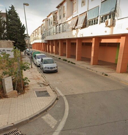Zona de la demanda de paso de peatones.